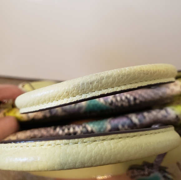 Kate spade spencer lemonsorbet snakeskin satchel - Picture 12 of 17